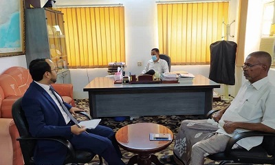 مدير عام مكتب وزارة الخدمة المدنية والتأمينات بوادي وصحراء حضرموت يلتقي عدداً من مدراء المكاتب والهيئات ذات العلاقة
