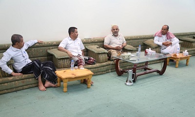 وكيل وادي حضرموت عصام الكثيري يطّلع على حجم الاضرار التي خلفتها سيول الامطار ليلة أمس بوادي حضرموت