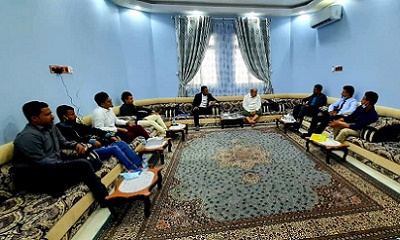 اتحاد طلبة جامعتي حضرموت وسيئون في لقاء بنائب رئيس الوزراء رئيس اللجنة العليا للطوارئ.