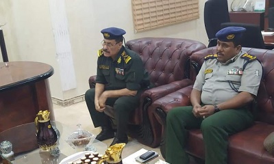 اللواء العامري يؤكد أن أمن واستقرار حضرموت أولويته بهذه المرحلة ويشيد بمستوى التعاون بين قيادة المنطقة العسكرية الثانية وأمن الساحل