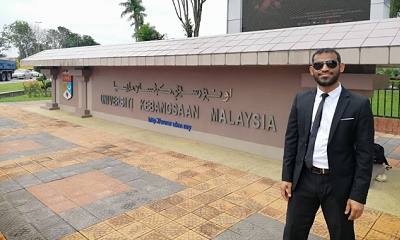 الماجستير للباحث الحضرمي سعيدعامر العامري من الجامعة الوطنية الماليزية UKM