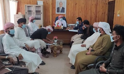 إعداد خطة المشاورات المجتمعية في مشروع خزان حجري لمديرية ثمود من قبل الصندوق الاجتماعي للتنمية.