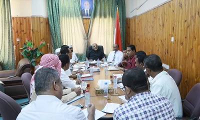 مجلس إدارة صندوق النظافة والتحسين بوادي حضرموت يناقش مستوى أداء الصندوق للنصف الأول من العام الجاري 2020م