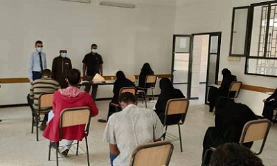 تدشين الدورة الإمتحانية في كلية الحقوق والعلوم الإنسانية بجامعة سيئون