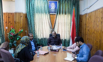 مناقشة تدخلات منظمة أطباء بلا حدود الهولندية في المجال الصحي بوادي حضرموت