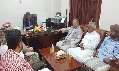 محافظ حضرموت يشيد بمشاركة كافة قيادات وشرائح المجتمع في المطالبة باستحقاقات المحافظة