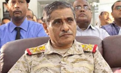 محافظ حضرموت يعزي اللواء عيدروس الزبيدي في وفاة نجل شقيقه
