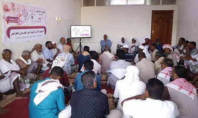 الاهالي المشاركون في الزواح العاشر يتوافقون على تعديلات في وليمة الزواج الجماعي بدمون تريم بوادي حضرموت