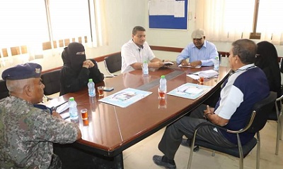 المدير العام لمديرية المكلا ورئيسة اللجنة الوطنية للمرأة يعقدان إجتماعا مع الجهات المختصة لتنفيذ عدد من مخرجات اللجنة الإستشارية لمحافظة حضرموت