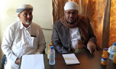 معالي وزير الأوقاف يلتقي بمدراء الإدارات والأقسام بمكتب الأوقاف والإرشاد بوادي حضرموت والصحراء