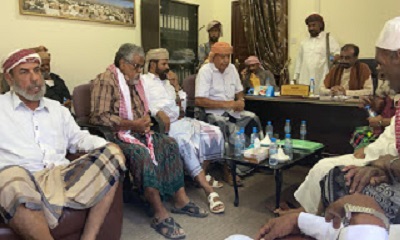 مشائخ ووجهاء قبائل الصيعر وأولياء الدم يعقدون لقاءا تشاوريا بالوكيل عصام حبريش