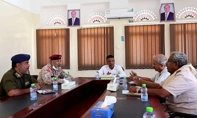 إجتماع لقيادات عسكرية وأمنية بقيادة المنطقة العسكرية الثانية