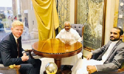 وفد مرجعية حلف قبائل حضرموت في الرياض يلتقي سفير الاتحاد الأوروبي لدى اليمن السيد هانس جروندبرج