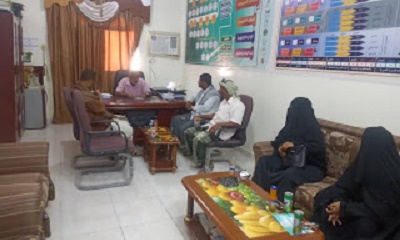 المدير التنفيذي لمجلس تنسيق جمعيات ذوي الاعاقة يلتقي بالهيئة الادارية لجمعية طيبه لذوي الهمم بمديرية ساه