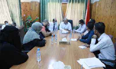 الوكيل الكثيري يلتقي وفد من منظمة الصحة العالمية.