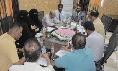 وكيل أول حضرموت يناقش الأوضاع الصحية بمديريات الساحل