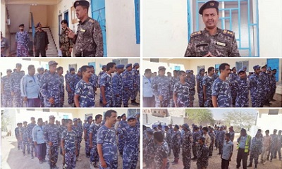 مدير أمن مديرية غيل باوزير يشيد بدور أفراده نظير الإنجازات المتتالية