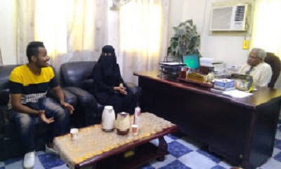 المدير العام للثقافة يلتقي الأمين العام لمؤسسة سواعد وطن ومدير مشروع (نقشة)