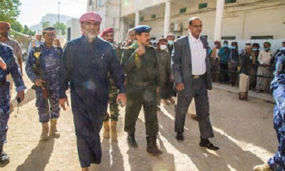 الوكيل الكثيري يطلع على نشاط مصلحتي الهجرة و الجوازات و الجنسية و السجل المدني بوادي حضرموت
