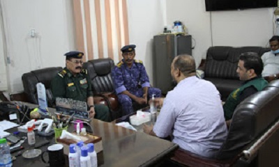 اللواء العامري يطلع على سير المشروع الأول لجراحة وقسطرة القلب للكبار بمركز نبض الحياة بالمكلا