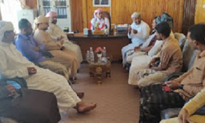 مدير عام مديرية ثمود يلتقي بعدد من الكوادر الرياضيه والشبابيه بالمديريه