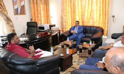 وكيل أول حضرموت يناقش أوضاع واحتياجات الكهرباء