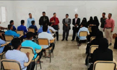 الوكيل العمودي والحوثري يدشنا العام الدراسي الجديد 2020-2021 بمعاهد التعليم الفني بحضرموت