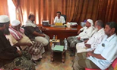 مديرعام القطن يبحث آلية الاستفادة من خدمات هيئة المصائد السمكية بمحافظات حضرموت وشبوة وسقطرى