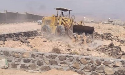 مدير عام الريدة وقصيعر يتفقد أعمال حملة إزالة العشوائيات من أراضي الدولة والشوارع والعامة بالمديرية