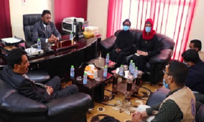 وكيل أول حضرموت يناقش مع وفد الغذاء العالمي زيادة التدخلات الإنسانية
