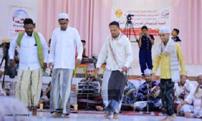 فعاليات للألعاب الشعبية ضمن مطلع المطالع والزواج الجماعي الثالث عشر لحافة الحوطة بسيئون