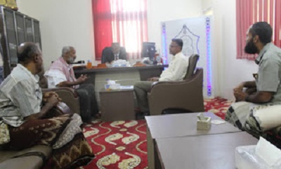 رئيس جامعة سيئون يلتقي الإدارة التنفيذية لمجلس تنسيق جمعيات ذوي الاعاقة