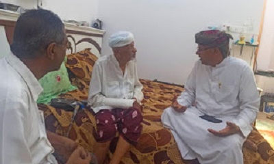 مدير عام سيئون يطمئن على صحة المؤرخ والباحث جعفر السقاف، ويشيد بجميع عطاءاته المهمة لحضرموت واليمن.