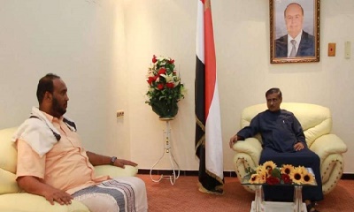 محافظ حضرموت يستمع الى التحضيرات لإفتتاح مشاريع تنموية بمديرية تريم