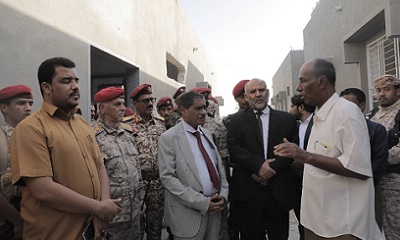 محافظ حضرموت يطلع على التشطيبات النهائية لمبنى معهد التعليم الفني والتدريب المهني بسيئون