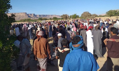 حضرموت تودع الفقيد المقدم احمد بن حيدرة وتنصيب نجلة عبدالخالق خلفاً له