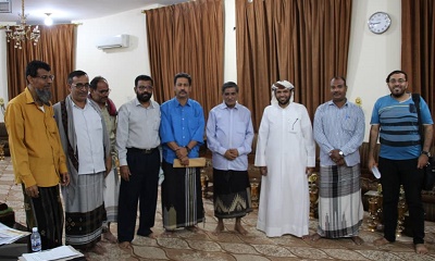 محافظ حضرموت يستمع للتقرير النهائي للجنة جمع التبرعات لمكافحة "كورونا" ويشيد بتضحيات أعضائها واستجابتهم لنداء الواجب