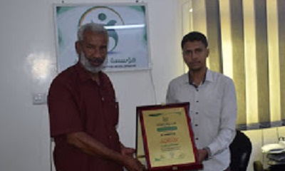 المدير التنفيذي لمؤسسة أمل للتنمية يلتقي بالمدير التنفيذي لمجلس تنسيق جمعيات ذوي الاعاقة بوادي حضرموت