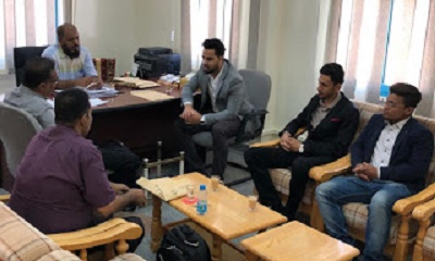 نادي الطالب الجامعي يناقش برنامج التدريب والتأهيل لطلاب كلية الهندسة والبترول مع عمادة الكلية
