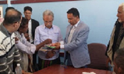 وكيل وزارة التربية والتعليم مدير مكتب التربية بمحافظة حضرموت يفتتح مدرسة الدهماء بمديرية دوعن