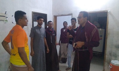 مدير عام ساه يلتقى عدد من طلاب ساه الجامعيين بالمكلا