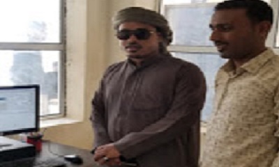 مدير عام مديرية ثمود يدشن النظام الالكتروني بمستشفى ثمود الريفي