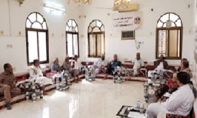 أمين عام حلف حضرموت يزور مرجعية حلف قبائل حضرموت الوادي والصحراء