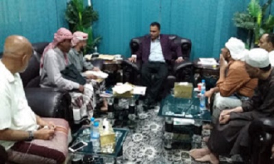 وكيل أول وزارة التربية والتعليم مدير عام مكتب التربية بساحل حضرموت يلتقي بأمين عام جمعية المكفوفين بوادي حضرموت