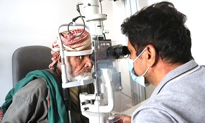 بدء اعمال المخيّم الطبي المجاني لإزالة المياه البيضاء بمستوصف رؤية لطب وجراحة العيون والشبكية بسيئون