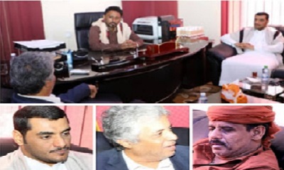 الشيخ بن حبريش يلتقي وفد حضرموت التفاوضي المشارك في مشاورات تنفيذ اتفاق الرياض