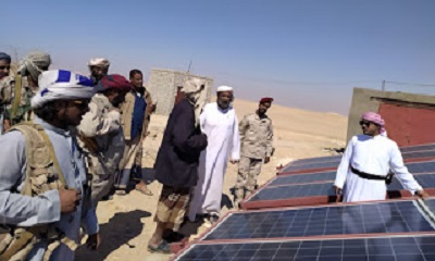 مدير عام مديرية ثمود يقوم بنزول ميداني لبئر المياه بالمديريه ويطلع على سير العمل بجولة ثمود ومبادرة مكافحة التصحر