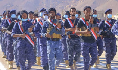 الأجهزة الأمنية تشارك في تدشين المرحلة الاولى للعام التدريبي بحضرموت الوادي والصحراء