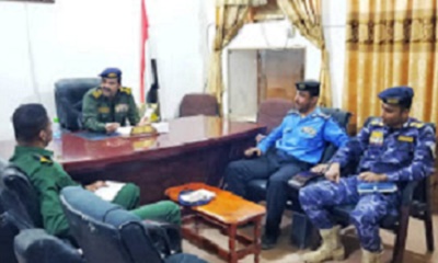 مدير أمن الوادي والصحراء يرأس اجتماع أمني لتعزيز سير العمل الأمني والمروري بمديرية سيئون