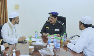 وكيل وزارة الداخلية لشؤون المحافظات الشرقية مدير أمن ساحل حضرموت يؤكد أهمية الحفاظ على ممتلكات وأراضي الأوقاف